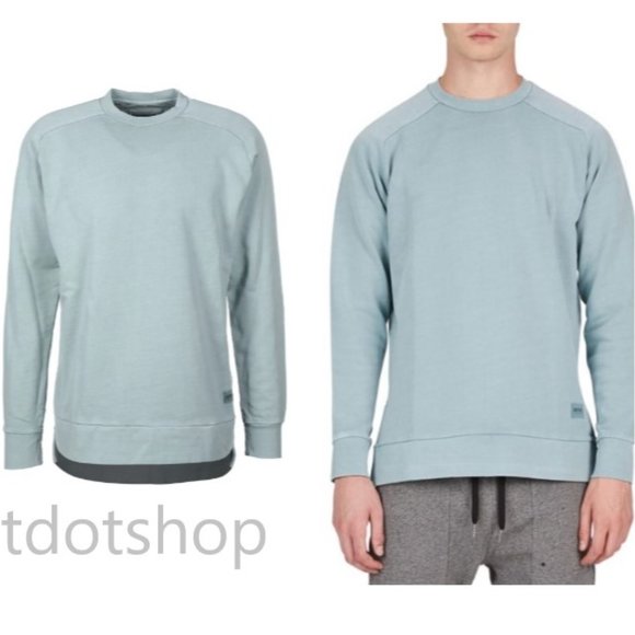 Zanerobe Flintlock Crew Sweater Turquoise M, NWOT - 07/24 - Picture 1 of 14